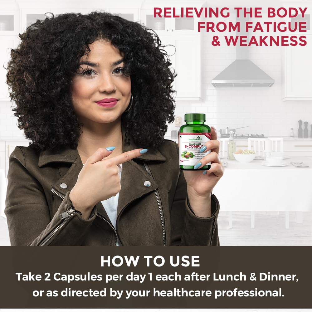 Simply Herbal Plant Based Vitamin B Complex - 60 tabs